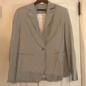 PERRY ELLIS pinstripe blazer